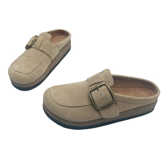 White Mountain Shoes - NEW White Mountain Women's Shoes Bueno Mule Comfort Clog Beach Wood Suede